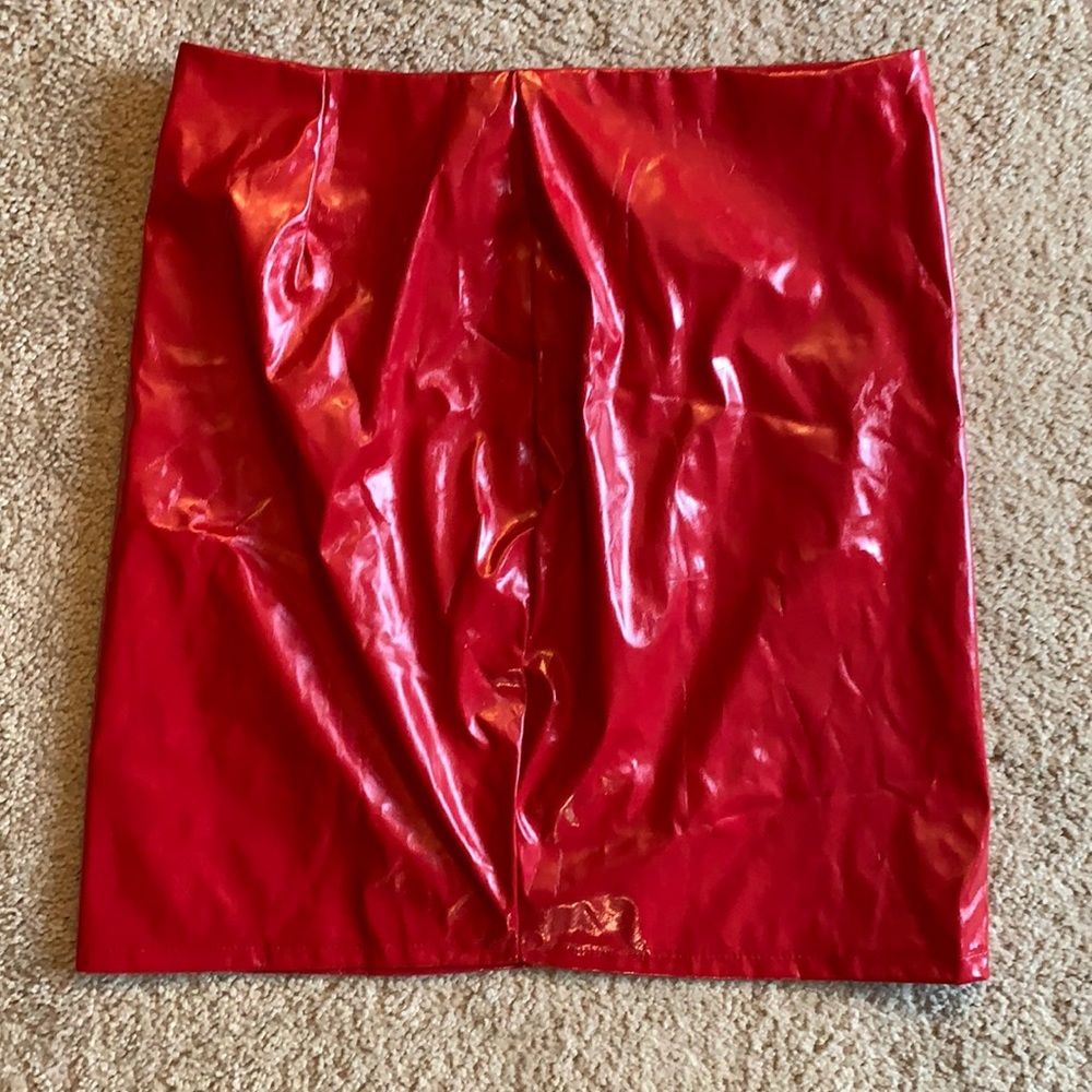 Red Mini Skirt